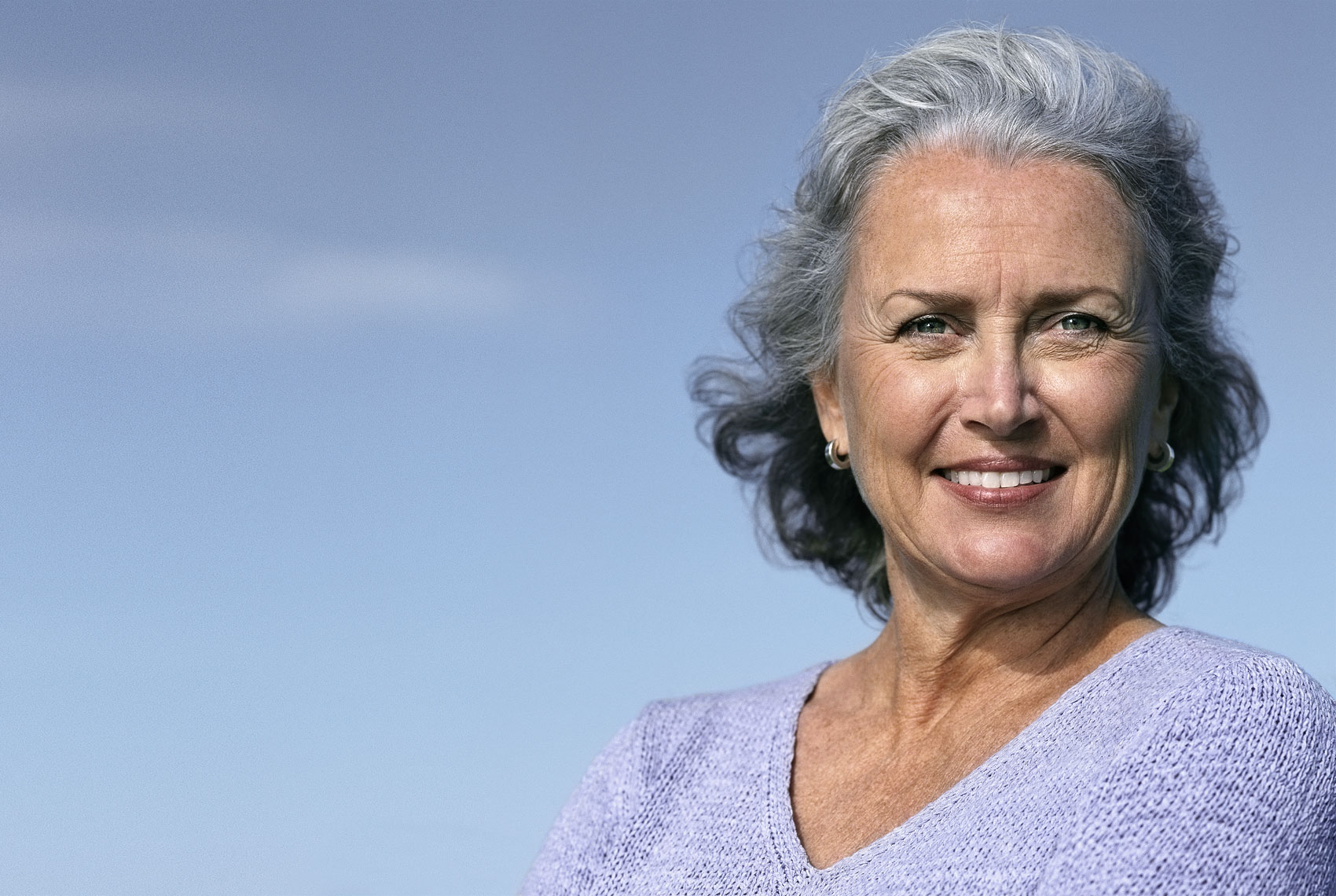 Location portrait of a senior woman