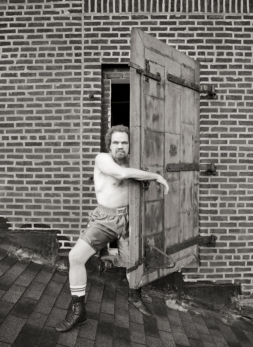 Location portrait of boxer Randall Tex Cobb 